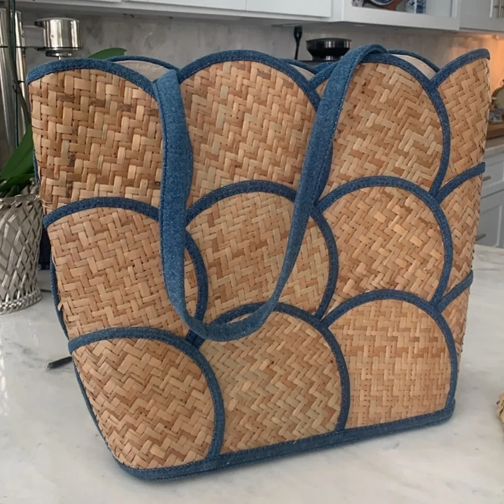 Poolside denim trim